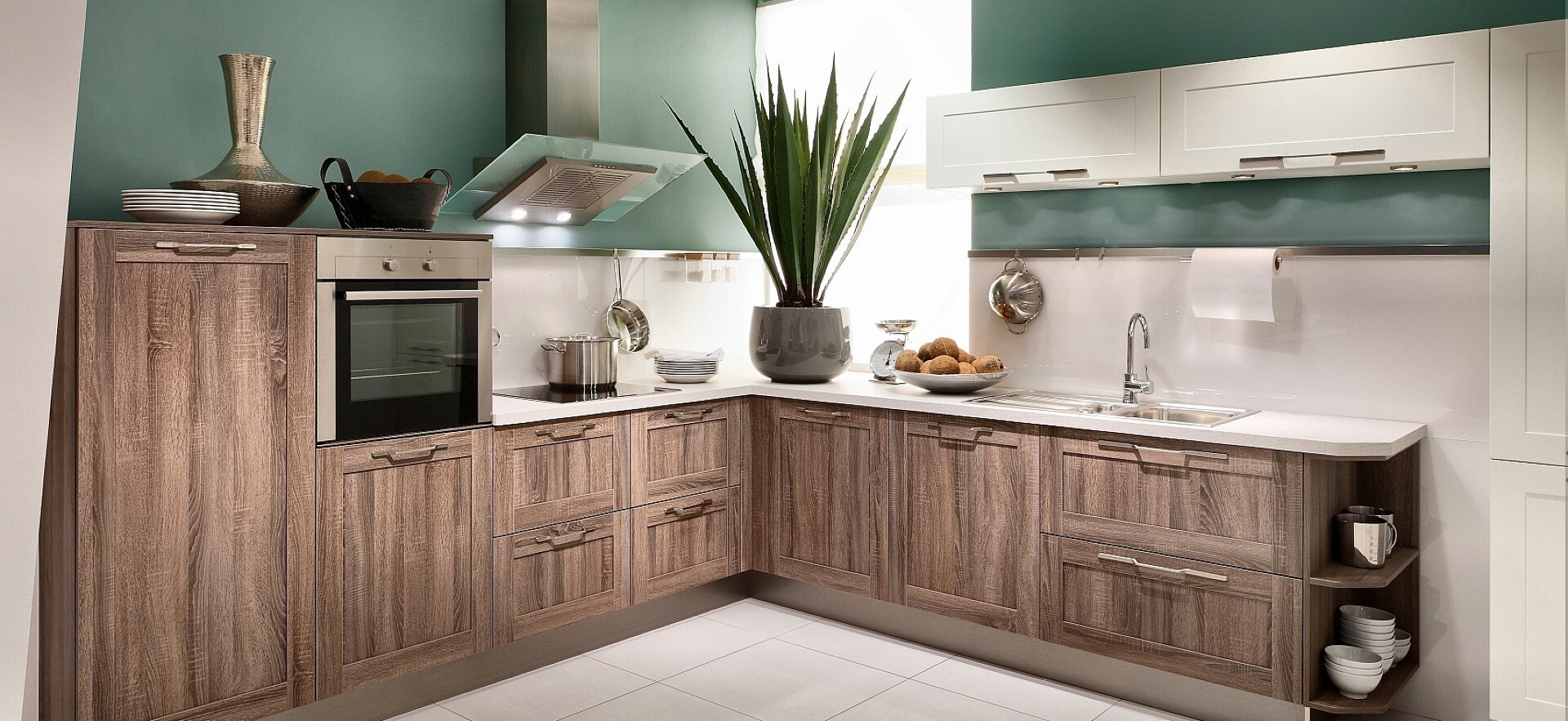 Eine von vielen Ideen für Küchen à 10 qm